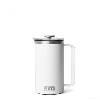 YETI RAMBLER 34 OZ TUMBLER FRENCH PRESS WHITE