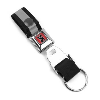 Chrome MINI BUCKLE KEY CHAIN SILVER