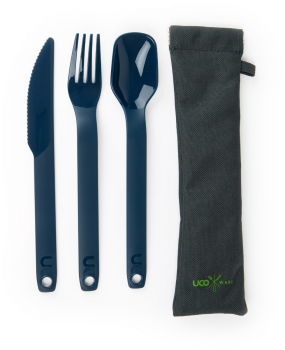 Uco Gear 3 PC EVERYDAY UTENSIL SET , OCEAN BLUE