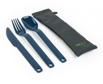 Uco Gear 3 PC EVERYDAY UTENSIL SET , OCEAN BLUE