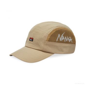 NANGA AIR CLOTH MESH JET CAP (BEIGE) #F