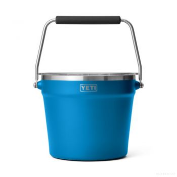 YETI RAMBLER BEVERAGE BUCKET BIG WAVE BLUE