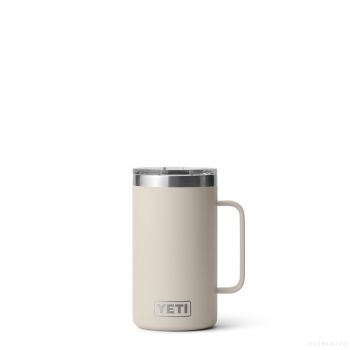 YETI RAMBLER 24 OZ MUG WITH MAGSLIDER LID CAPE TAUPE