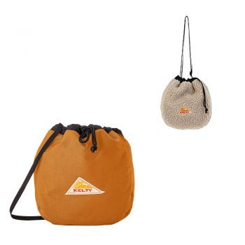 KELTY REVERSIBLE KINCHAKU CARAMEL