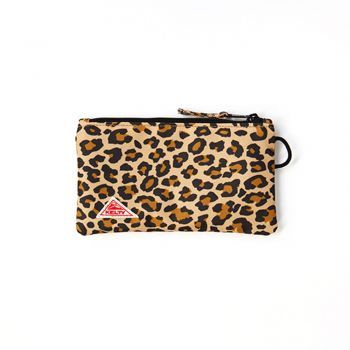 KELTY DP RECTANGLE POUCH 2 S GOLD LEOPARD