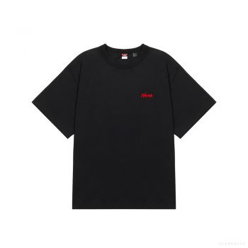 NANGA Men's ECO HYBRID TEE(BWK PT) (BLACK)