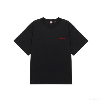 NANGA Men's ECO HYBRID TEE(GL PT) (BLACK)