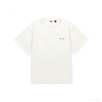 NANGA Men's ECO HYBRID TEE(GL PT) (WHITE) 
