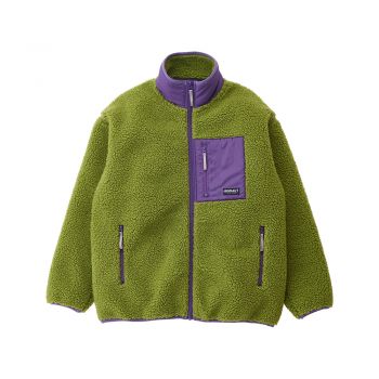  Gramicci UNISEX SHERPA JACKET DUSTED LIME