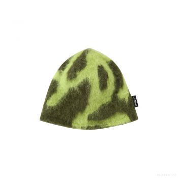 Gramicci MOHAIR BURLY RUNNINGMAN BEANIE CHARTREUSE #F