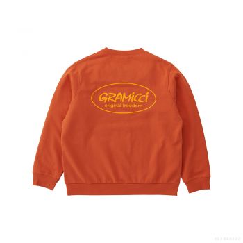 Gramicci UNISEX ORIGINAL FREEDOM SWEATSHIRT BURNT ORANGE