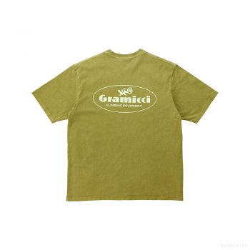 Gramicci UNISEX CLIMBING EQUIPMENT TEE PISTACHIO PIGMENT