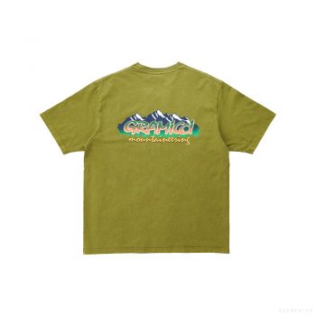 Gramicci UNISEX MOUNTAINEERING TEE PISTACHIO PIGMENT
