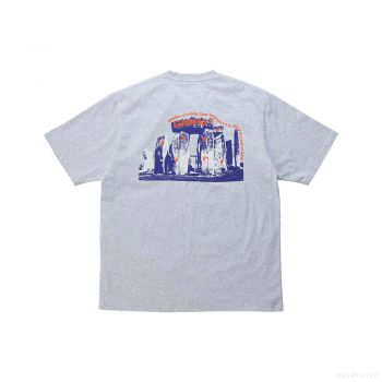 Gramicci UNISEX STONEHENGE TEE GREY HEATHER