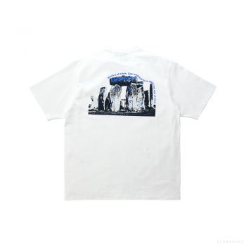  Gramicci UNISEX STONEHENGE TEE WHITE