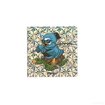 NANGA HOLOGRAPHIC GAAACY SQUARE STICKER (URASHIMA) #F
