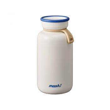 Mosh! LATTE STAINLESS BOTTLE 450 ML WHITE