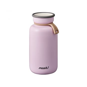 Mosh! LATTE STAINLESS BOTTLE 450 ML PEACH