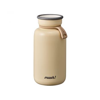 Mosh! LATTE STAINLESS BOTTLE 450 ML IVORY