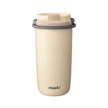 Mosh! LATTE STAINLESS STRAW TUMBLER 480 ML IVORY