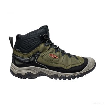 KEEN Men's TARGHEE IV MID WP (DARK OLIVE/GOLD FLAME)