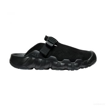 KEEN Men's HYPERPORT CLOG LEATHER (BLACK/BLACK)