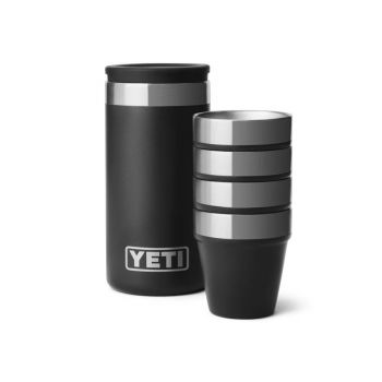 YETI SHOT GLASSES & CASE BLACK