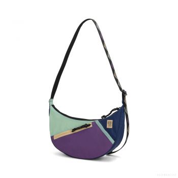 Topo Designs MOONLIGHT CROSSBODY BAG MIDNIGHT/LOGANBERRY