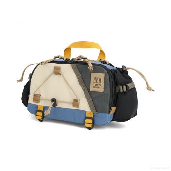 Topo Designs MOUNTAIN HYDRO HIP PACK STONE BLUE/BONE WHITE