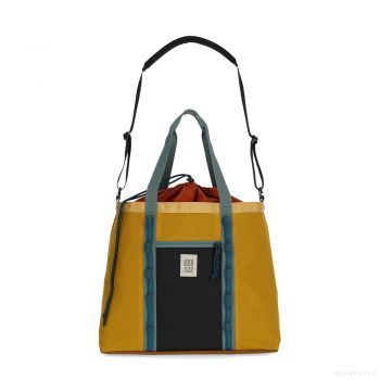 Topo Designs MOUNTAIN UTILITY TOTE MUSTARD/BLACK
