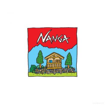NANGA×USHIODA HIROAKI STICKER (LODGE) #F