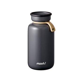 Mosh! LATTE STAINLESS BOTTLE 450 ML BLACK