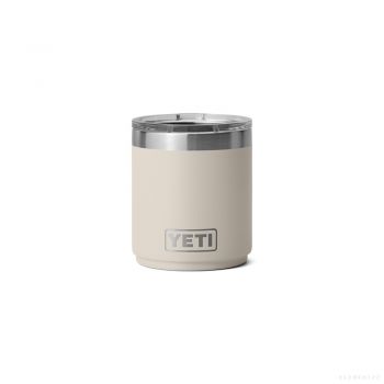 YETI RAMBLER 10 OZ LOWBALL 2.0 WITH MAGSLIDER LID CAPE TAUPE