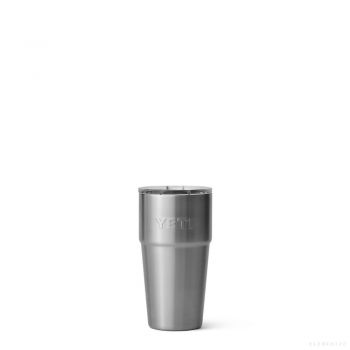 YETI RAMBLER 20 OZ STACKABLE CUP WITH MAGSLIDER LID STAINLESS