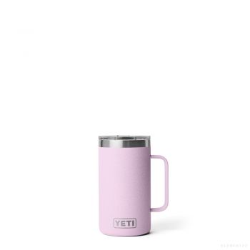  YETI RAMBLER 24 OZ MUG WITH MAGSLIDER LID CHERRY BLOSSOM
