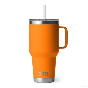 YETI RAMBLER 35 OZ MUG WITH STRAW LID KING CRAB