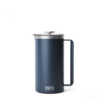 YETI RAMBLER 64 OZ TUMBLER FRENCH PRESS NAVY