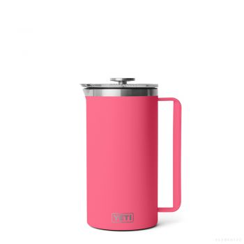 YETI RAMBLER 64 OZ TUMBLER FRENCH PRESS TROPICAL PINK