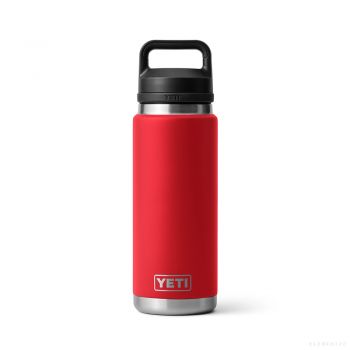 YETI RAMBLER 26 OZ BOTTLE CHUG RESCUE RED