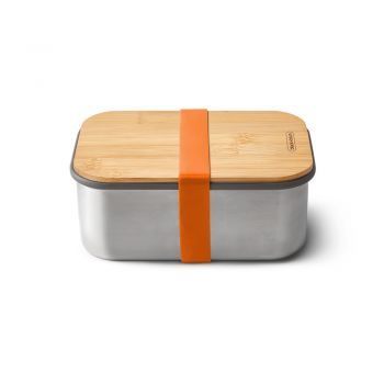 Black + Blum STAINLESS STEEL SANDWICH BOX LARGE - ORANGE 