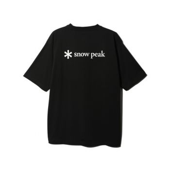 Snow Peak SP BACK PRINTED LOGO T-SHIRT (BLACK)
