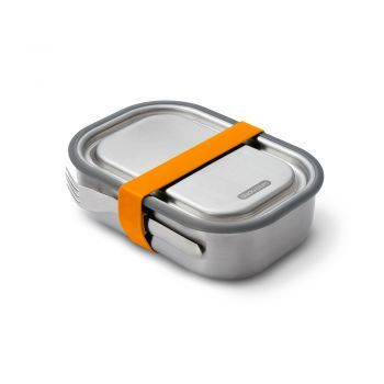 Black + Blum STAINLESS STEEL LUNCH BOX LARGE - ORANGE 