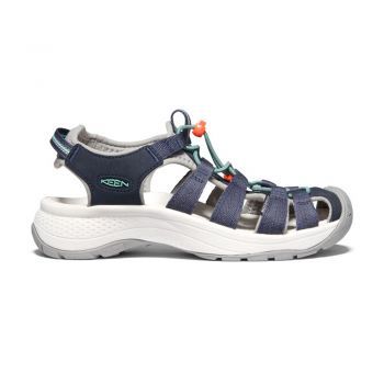 KEEN Women's ASTORIA WEST SANDAL (NAVY/BEVELED GLASS)