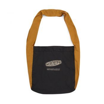 KEEN KHT RECYCLE PACKABLE SHLDR BAG (BLACK/GOLDEN BROWN)