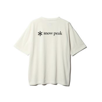 Snow Peak SP BACK PRINTED LOGO T-SHIRT (WHITE)