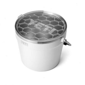 YETI RAMBLER BEVERAGE BUCKET WHITE