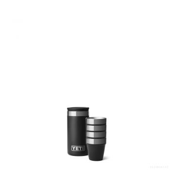 YETI SHOT GLASSES & CASE BLACK