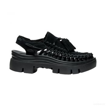 KEEN All Gender UNEEK PLT TASSELL (BLACK/BLACK)
