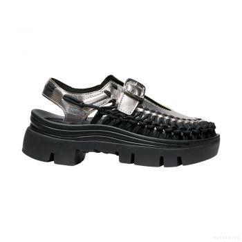 KEEN All Gender UNEEK PLT MARY JANE (SILVER/BLACK)