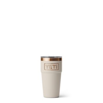YETI RAMBLER 20 OZ STACKABLE CUP WITH MAGSLIDER LID FOH CAPE TAUPE